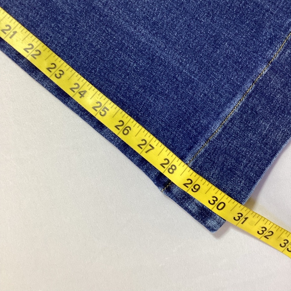 SPANX Pull-on Dark Blue Flare Jeans with Patch Pockets - Picture 10 of 12